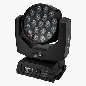 3D clay paky floodlight aleda model
