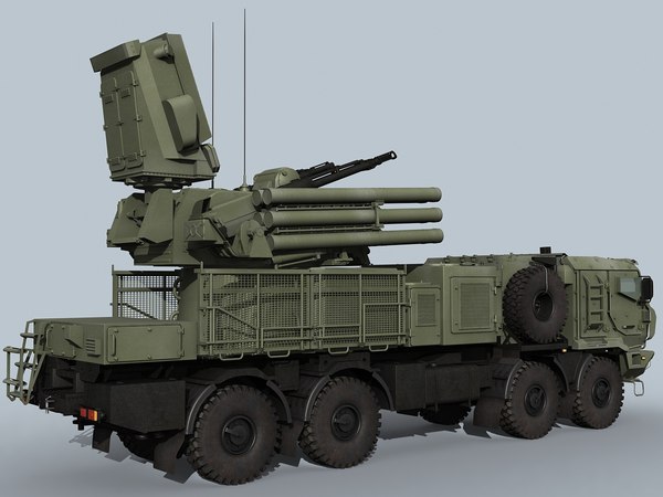 Russian pantsir-sm sa-22 model - TurboSquid 1475289