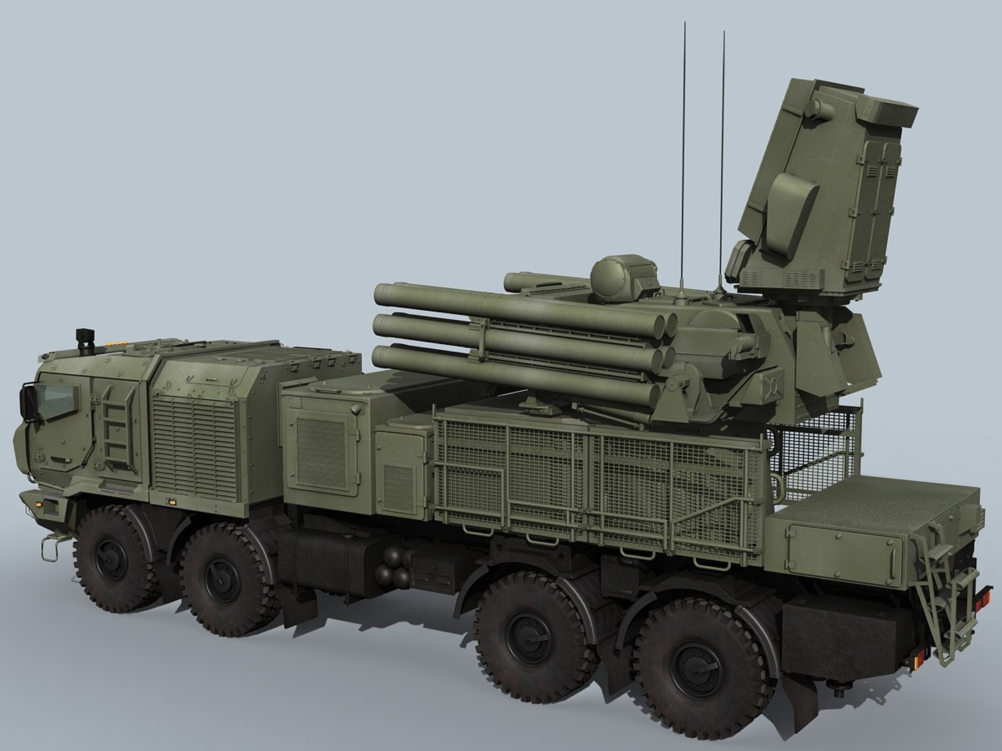 Russian Pantsir-sm Sa-22 Model - TurboSquid 1475289