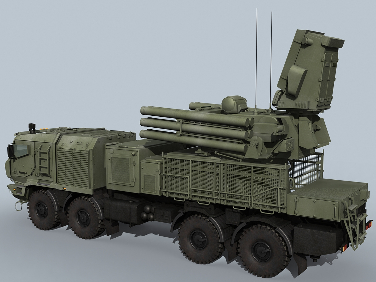 Russian pantsir-sm sa-22 model - TurboSquid 1475289