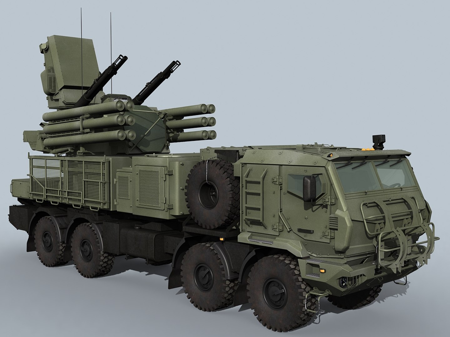 Russian Pantsir-sm Sa-22 Model - TurboSquid 1475289