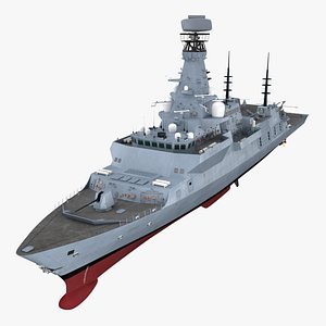 Type 26 Combat Frigate Canada with AW101 Grey