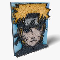 Naruto String Art Board