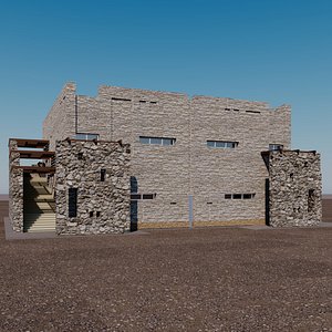 Administrative Service Building 3D model