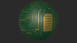 3D model Circuit Board 4k Pbr Textures