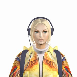 3d model girl lisa
