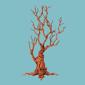 3D model Tree cartoon
