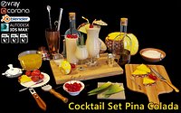 Cocktail Set Pina Colada
