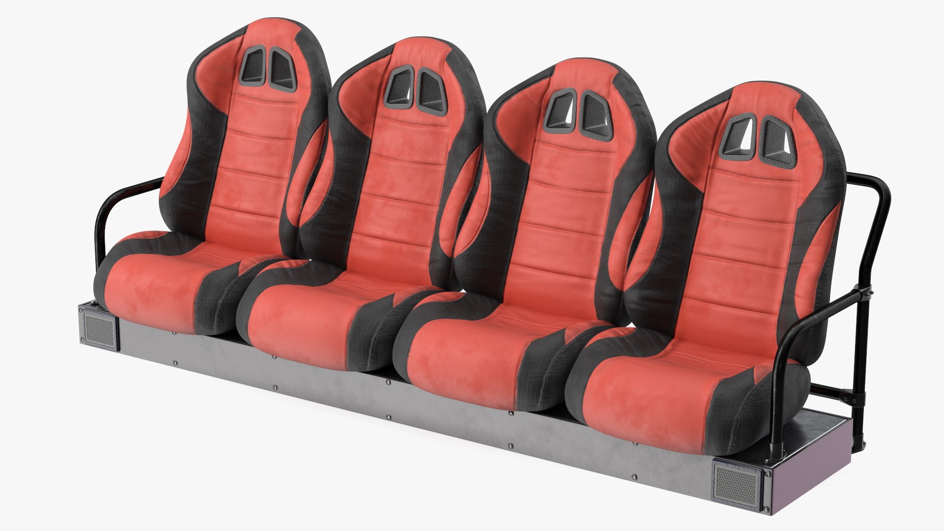 Row Seats 3D model preview