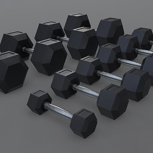 PBR Hexagon Dumbbell 2-5KG---30KG