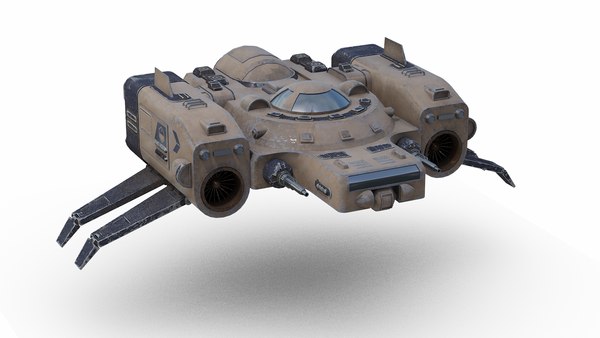 modelo 3d Nave espacial futurista - TurboSquid 1910729