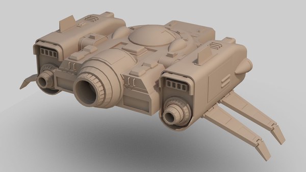 modelo 3d Nave espacial futurista - TurboSquid 1910729