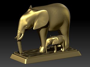 elephant printing 3D model