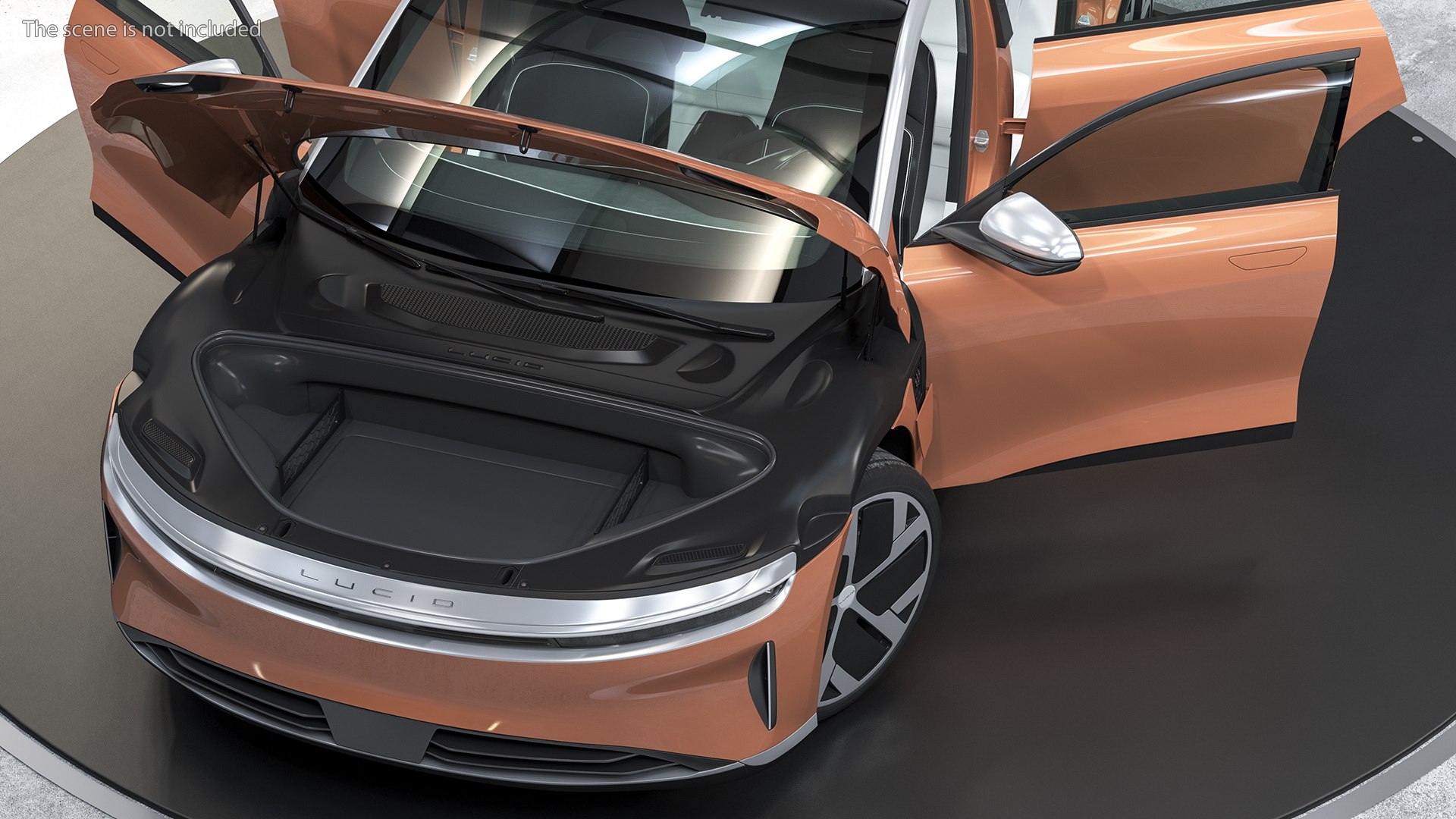 3D MAXpider KAGU Black R2 | 22-24 Lucid Air (L1LU00021509)