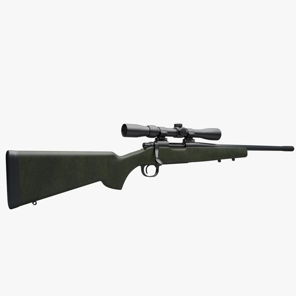 3d model remington 700 xcr