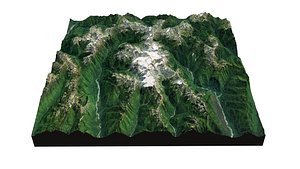 olympic national park landscape 3D