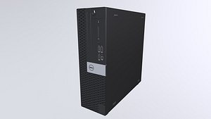 Dell Desktop PC 3d Model VR