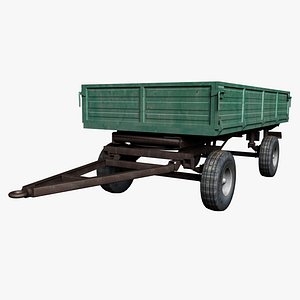 tractor trailer 3d model