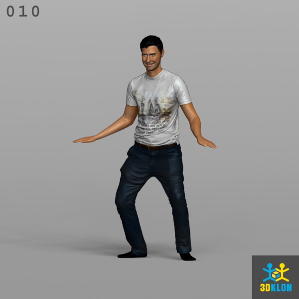 scan male 3D model