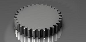 spur gear 48 48p dxf