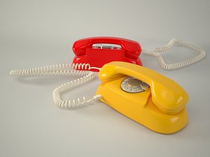 3d old phone model