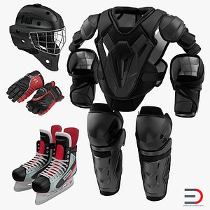 hockey protective gear kit 3ds