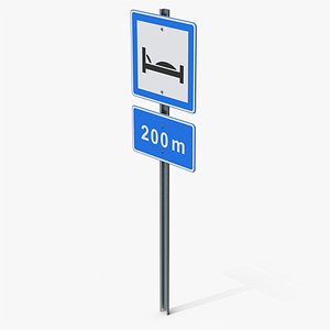 Hotel Road Sign