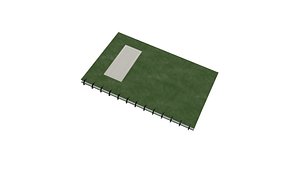 3D spiral notebook model