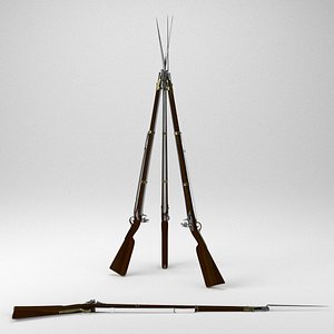 charleville musket 3d model