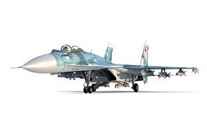fighter bomber Mig-29 aircraft 3D model 3D