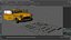 Classic Checker Taxi Cab Rigged for Maya