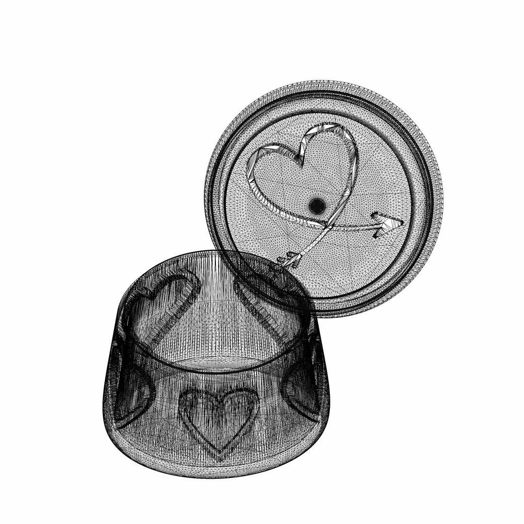 Heart Box Valentine Gift 3D Model - TurboSquid 2178620