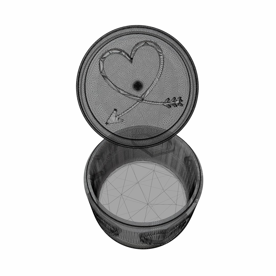 Heart Box Valentine Gift 3D Model - TurboSquid 2178620