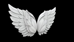 3D Lotus Blossom Wings 3D Print Model