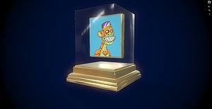 Mutant Ape Gold Club Low-poly