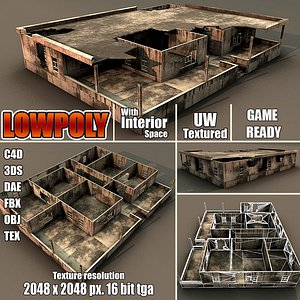 Lowpoly house ABR18