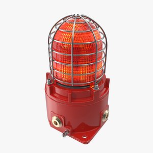 Warning Light Red