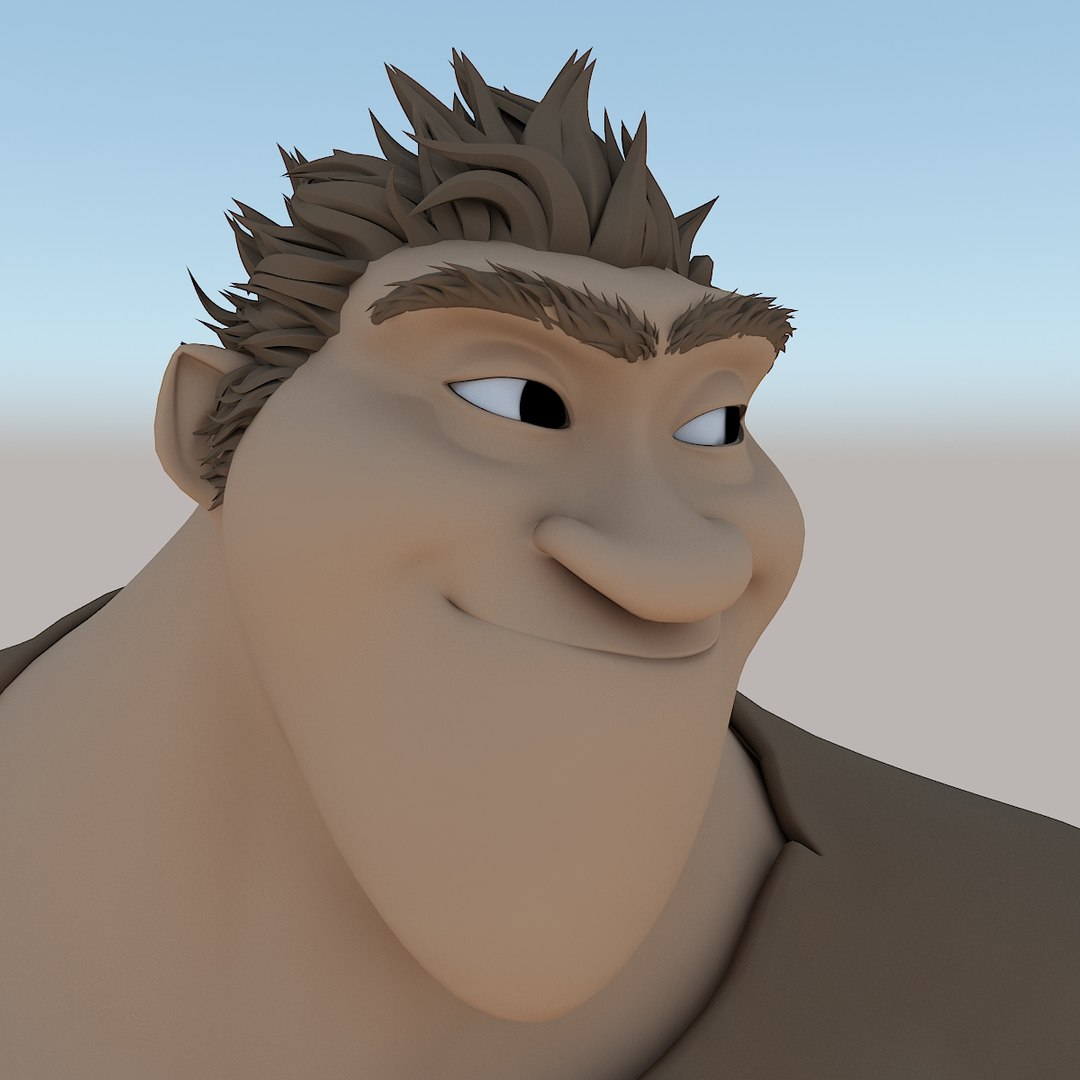 Grug Crood Character 3d Model Turbosquid 1421432