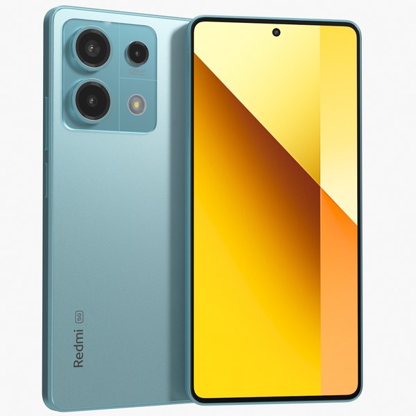 modelo 3d Xiaomi Redmi Note 13 5G Azul - TurboSquid 2181011