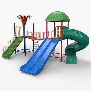 PBR Playground Outdoor Jungle Gym 16 3D