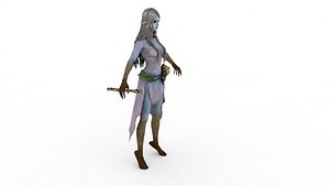 3D model Female Survivor Character