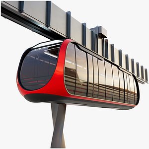 Autonomous Monorail 3D model