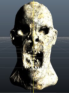 stone zombie obj