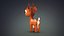 3D cute cartoon deer model