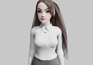 Basic Pretty Woman V34593 3D model