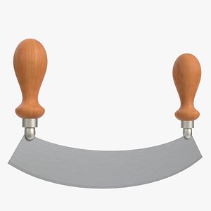 3D long mincing knife model