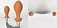 Long mincing knife