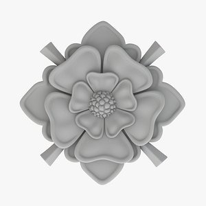 3D Gothic Ornament 059 model