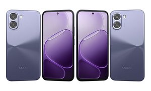 3D OPPO A6v Violet