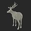 3d elk rigged
